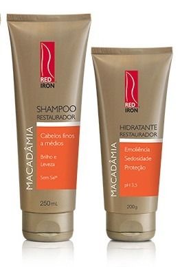 Kit Shampoo 250 ml e Hidratante Macadâmia 200 ml - Cabelos Finos/médios