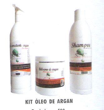 Óleo de Argan - Kit reconstrutor  Supra Seiva (3 Produtos) r