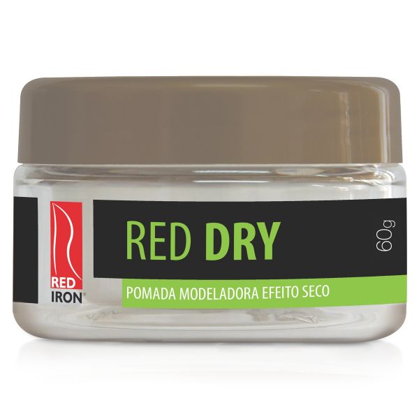 Pomada Modeladora Efeito seco - Red Dry - Red Iron - 60gr